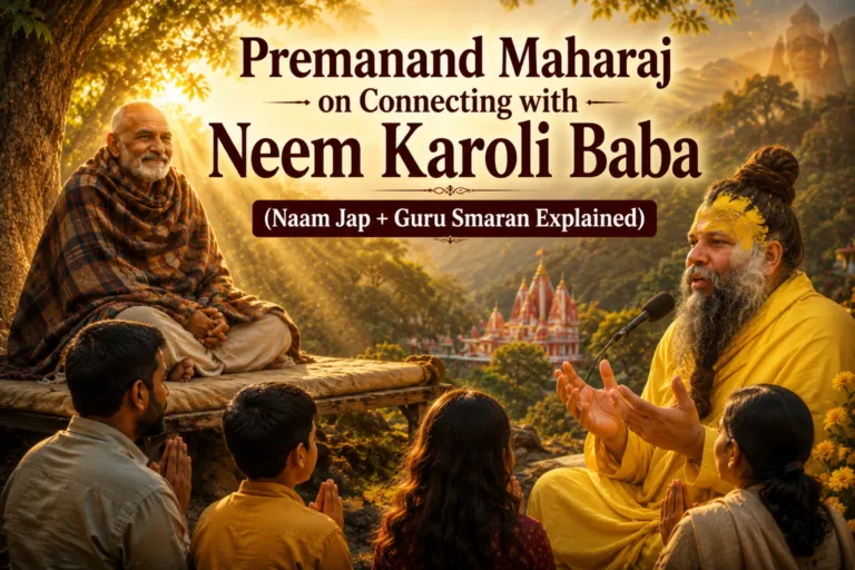 Premanand Maharaj on Connecting with Neem Karoli Baba (Naam Jap + Guru Smaran Explained)